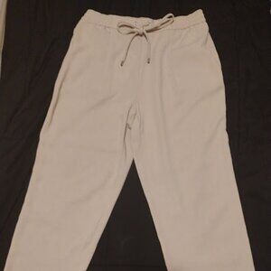 ZARA Women's Beige Drawstring Pants in Size S